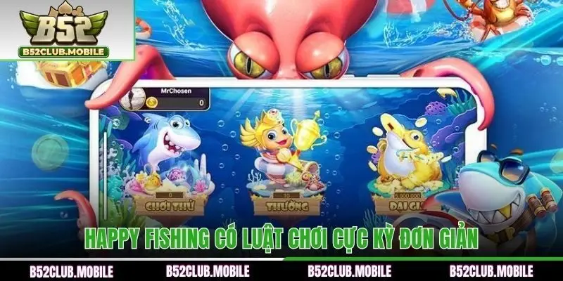 Happy Fishing có luật chơi cực kỳ đơn giản