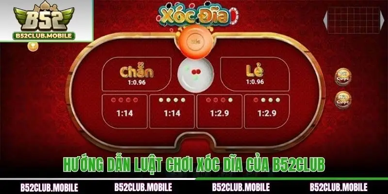 Hướng dẫn luật chơi xóc đĩa của B52CLUB