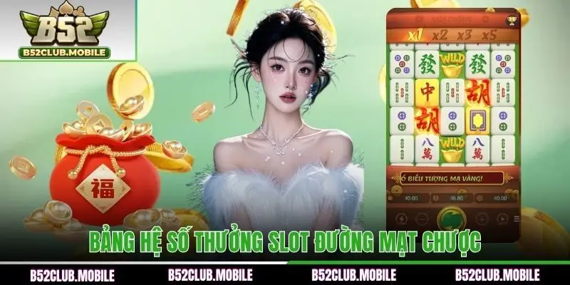Tìm hiểu bảng hệ số thưởng game slot mạt chược